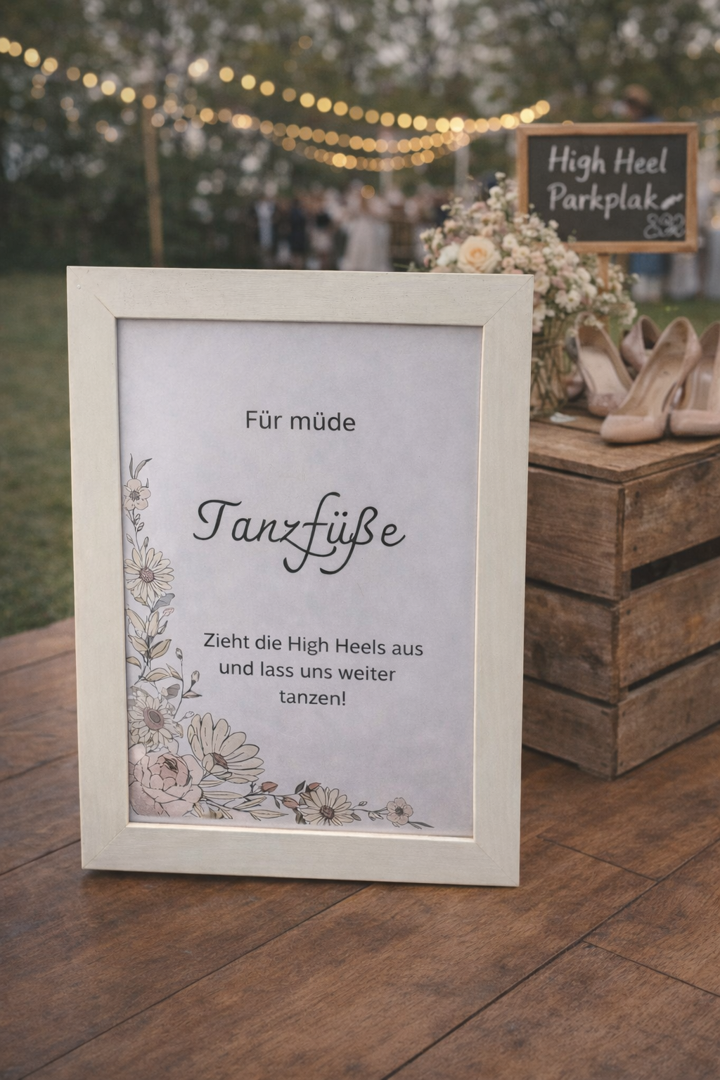 Hochzeits Schilder Set (9-teilig) – Boho Floral Hochzeit Deko Bundle | Candybar, Bar, Gästebuch, Sitzplan & mehr