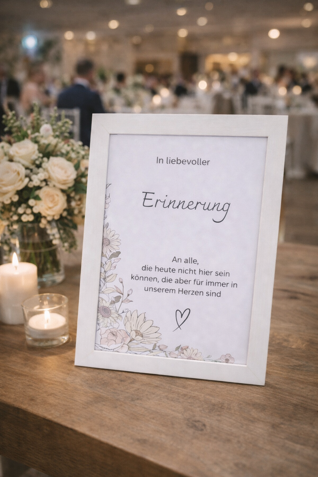 Hochzeits Schilder Set (9-teilig) – Boho Floral Hochzeit Deko Bundle | Candybar, Bar, Gästebuch, Sitzplan & mehr
